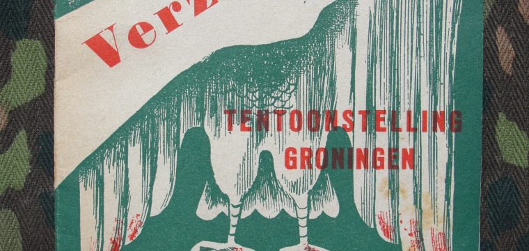 Programma boekje verzets tentoonstelling Groningen 1946
