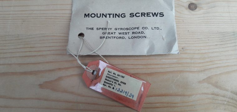 Verpakking mounting screws uit 1939