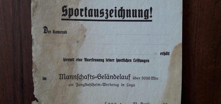 Der Stahlhelm Sportauszeichnung uit 1928