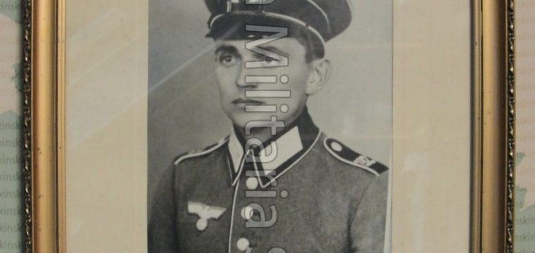 Ingelijste foto van Wehrmacht officier