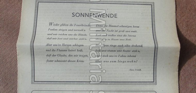Nachrichtenblatt der SA – Gruppe Niedersachsen, Dec. ’43/Folge 49