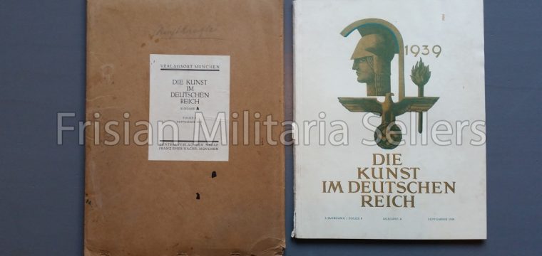 Die kunst im Deutschen reich – September 1939 – Zentalverslag der N.S.D.A.P., Franz Eher nachf., München