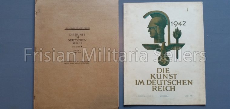 Die kunst im Deutschen reich – April 1942 – Zentalverslag der N.S.D.A.P., Franz Eher nachf., München