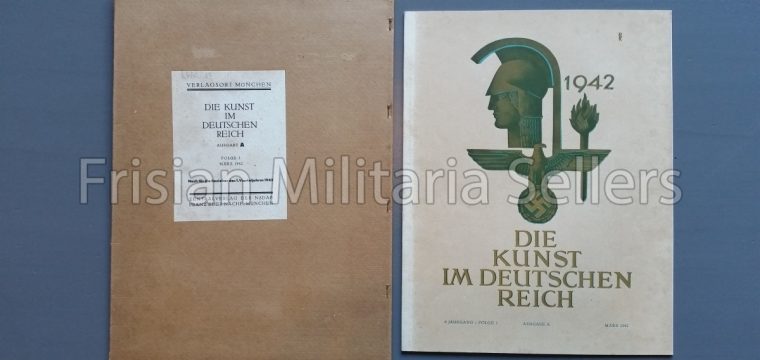 Die kunst im Deutschen reich – März 1942 – Zentalverslag der N.S.D.A.P., Franz Eher nachf., München