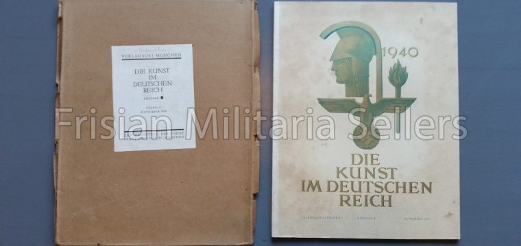 Die kunst im Deutschen reich – November 1940 – Zentalverslag der N.S.D.A.P., Franz Eher nachf., München