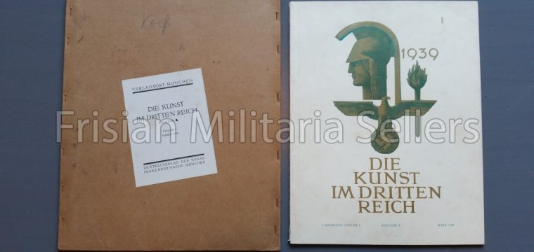 Die kunst im Deutschen reich – März 1939 – Zentalverslag der N.S.D.A.P., Franz Eher nachf., München