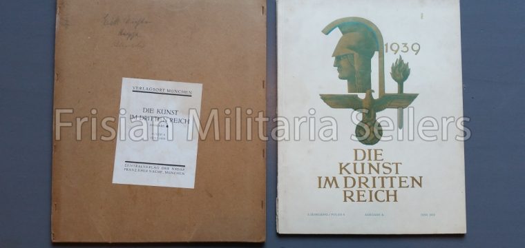Die kunst im Deutschen reich – Juni 1939- Zentalverslag der N.S.D.A.P., Franz Eher nachf., München