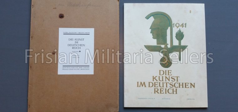 Die kunst im Deutschen reich April 1941- Zentalverslag der N.S.D.A.P., Franz Eher nachf., München