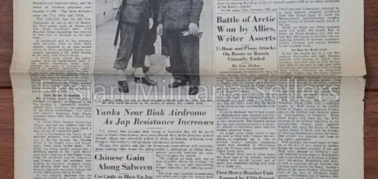 U.S. WW2 Newspaper : The stars and stripes