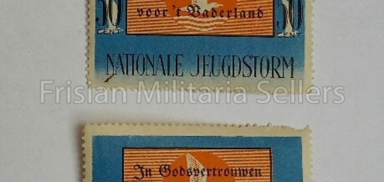Dutch Nationale Jeugdstorm stamps 50 cent