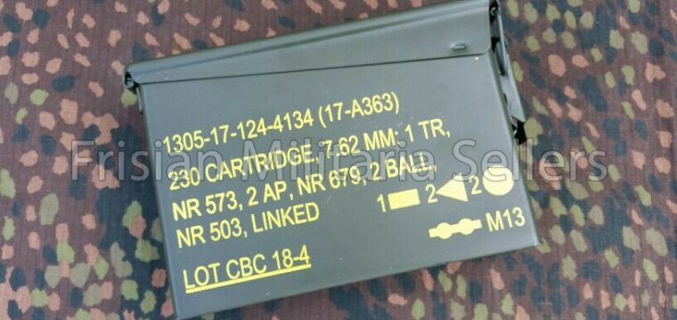 MAG box for 230 cartridge 7,62 x 51 MM 1TR, 2AP, 2BALL CBC