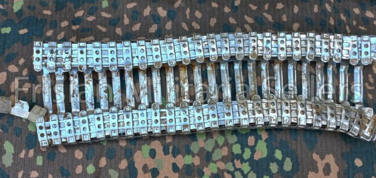 WW2 B-17 Flying Fortress stainless steel ammo supply belt for .50