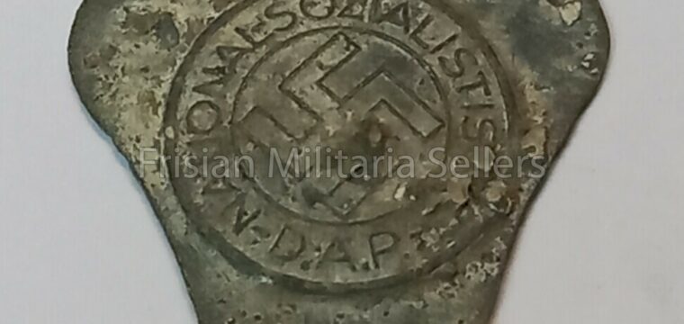Semi-finished, marked NSDAP pin